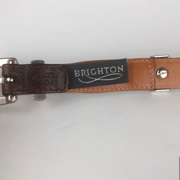 Brighton multicolored pony hair western belt 28 - Picture 10 of 12